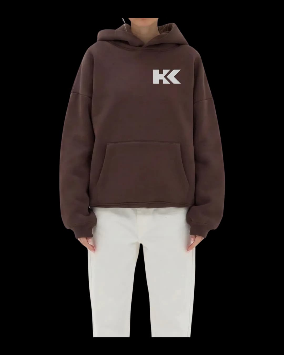 Classic Pullover Hoodie worn by a model