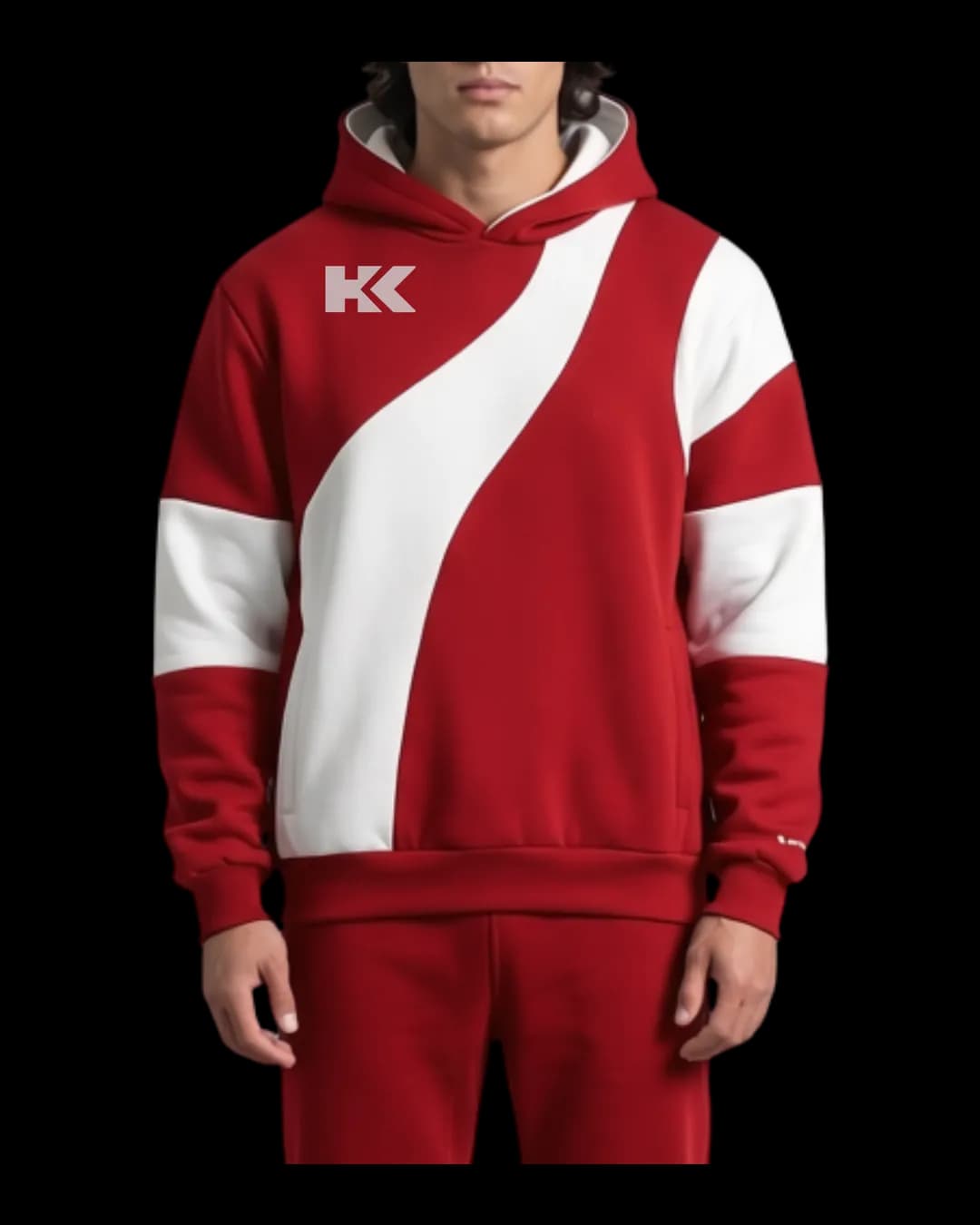 Swoosh Panel Hoodie worn by a model